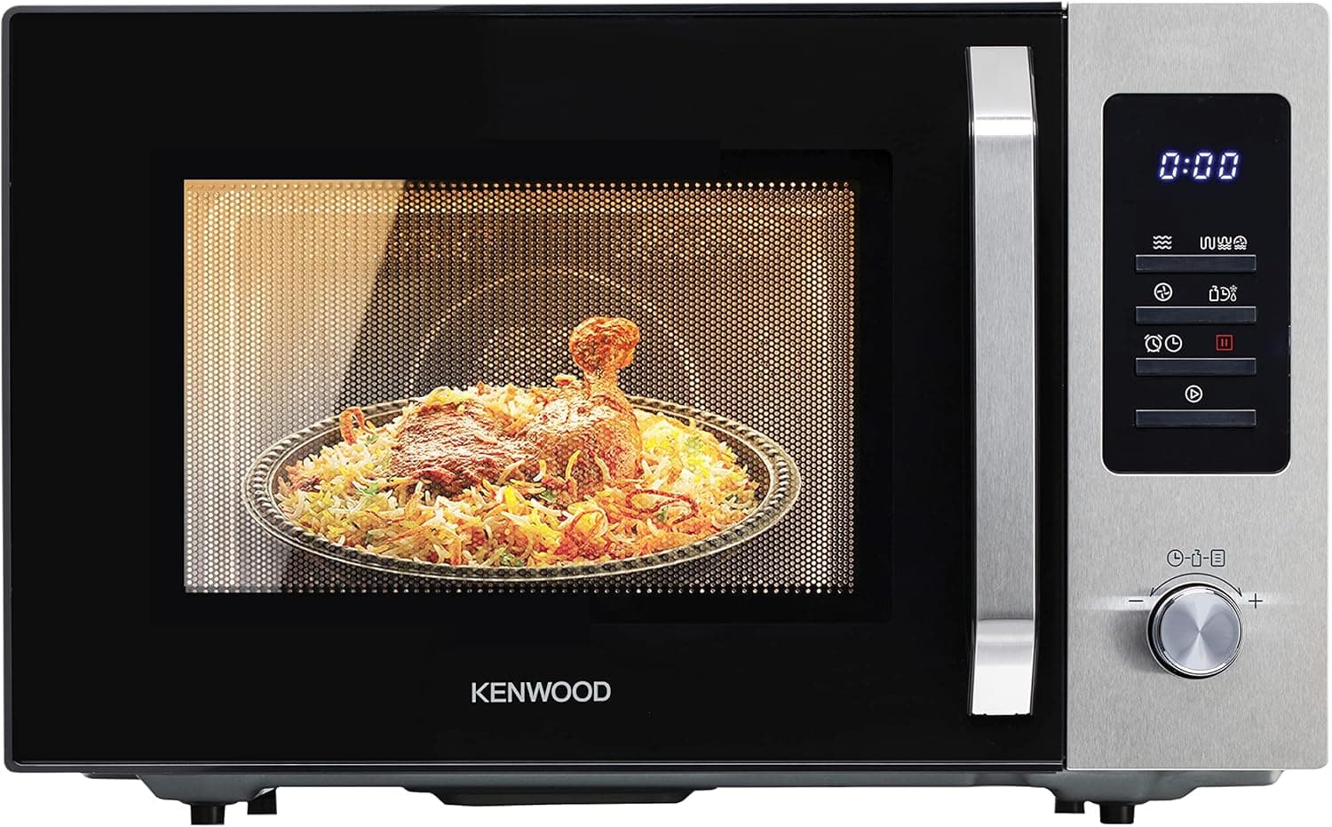 Micro-ondes Kenwood 30L avec Grill et Convection MWM31.000BK Noir/Argent
