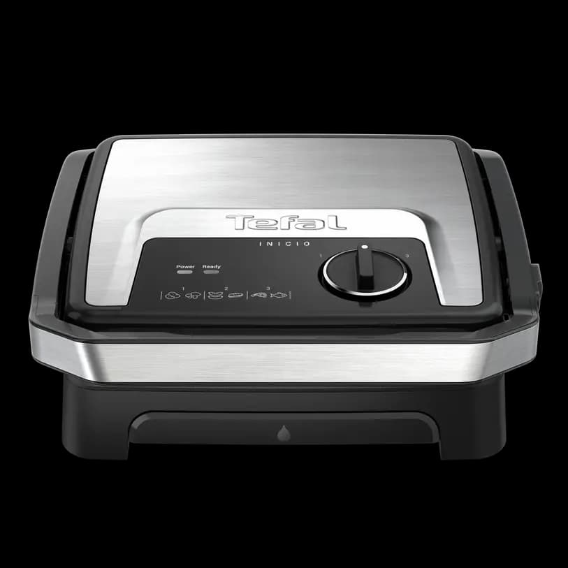 Tefal Appareil à Panini et Gril Inicio Adjust 2000W avec Thermostat Réglable