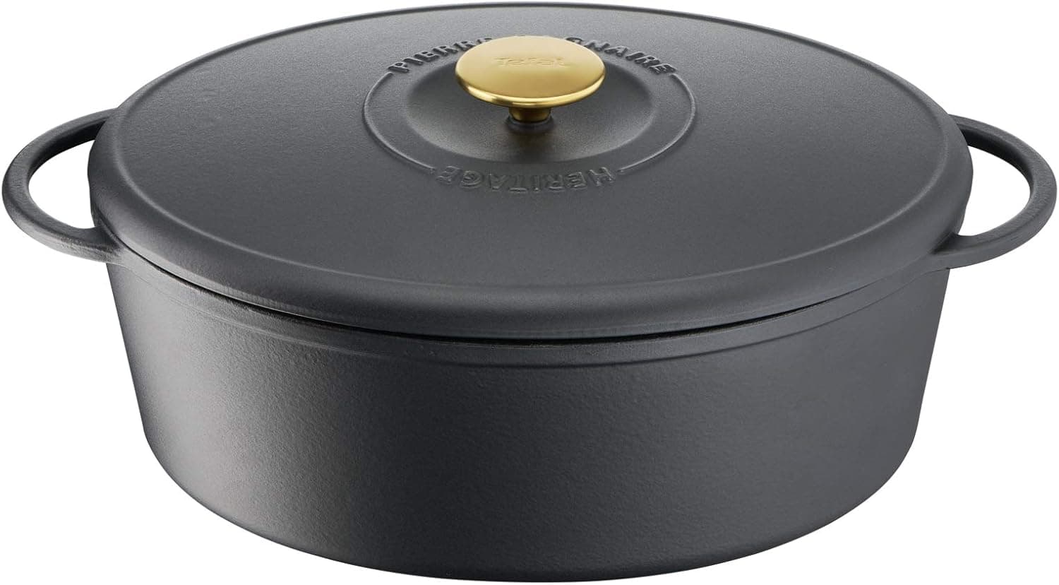 Tefal Pierre Gagnaire Heritage Cocotte Ovale en Fonte d’Acier 34×26 cm / 7,2 L