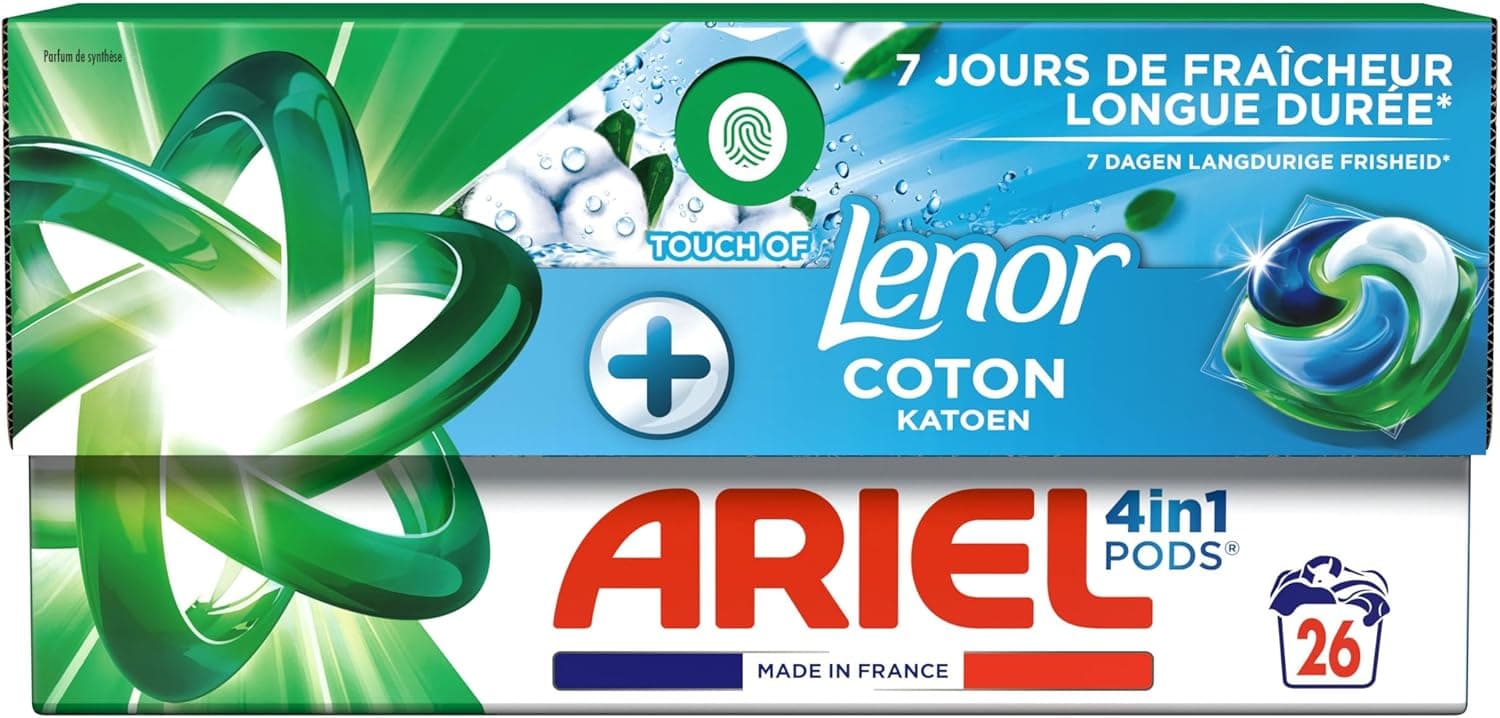 Capsules de lessive liquide – Pastilles de lessive fraîcheur