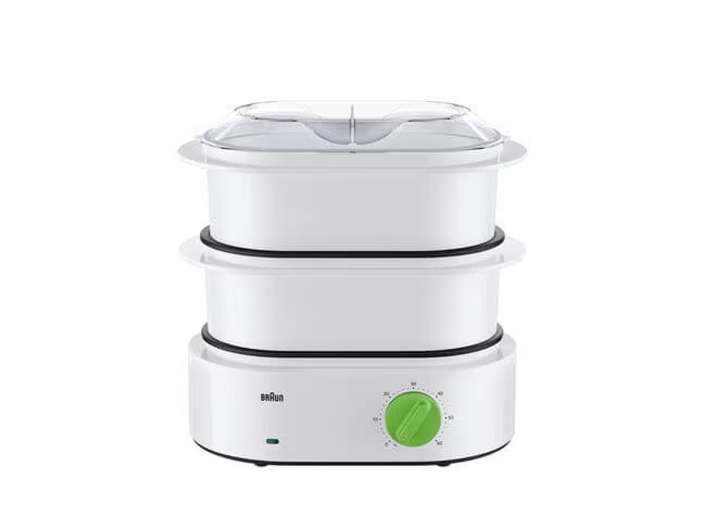 Cuiseur vapeur Braun 3 etages, FS3000WH