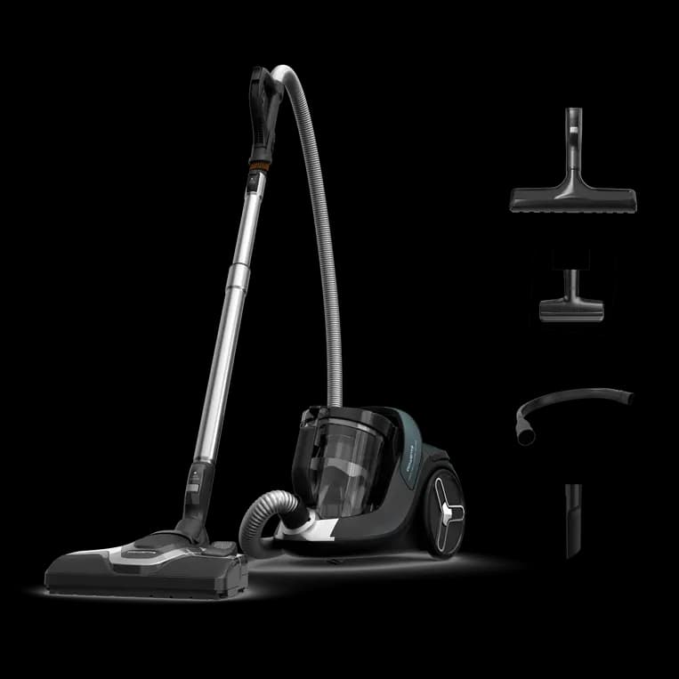 Rowenta Green Force Cyclonic Effitech+ RO7C71EA Aspirateur Sans Sac 500W – Éco-conçu et Ultra Silencieux