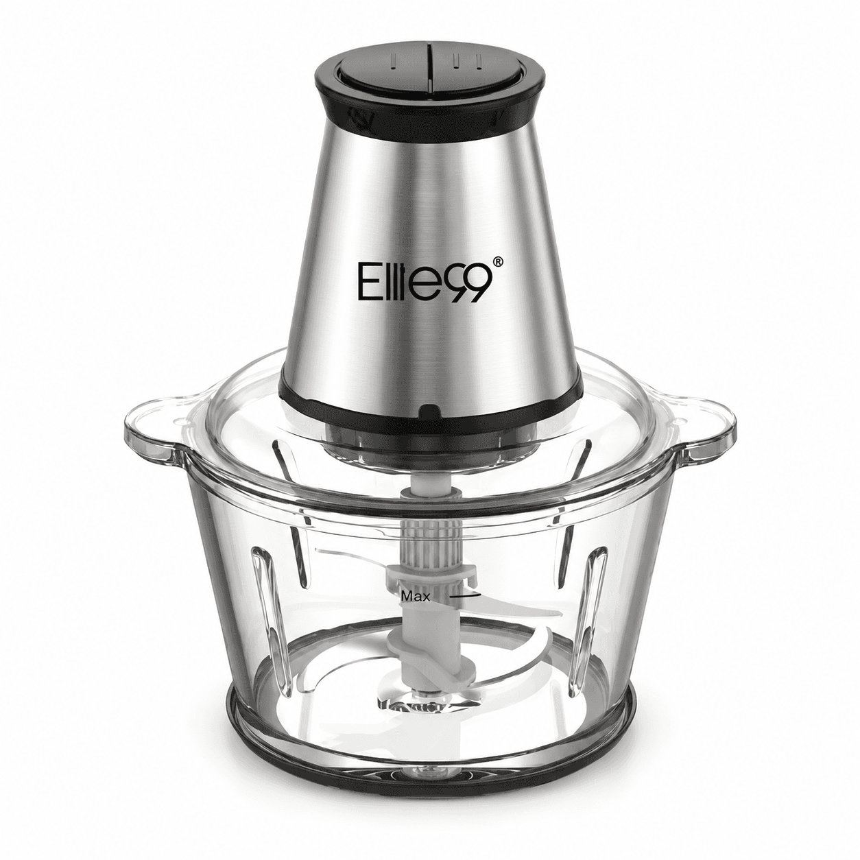 Mini hachoir Elite99 Silver 550W avec bol 1,8L