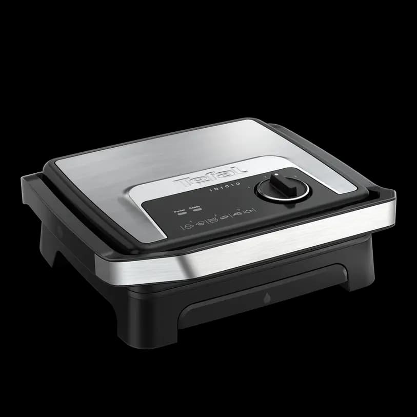 Tefal Appareil à Panini et Gril Inicio Adjust 2000W avec Thermostat Réglable