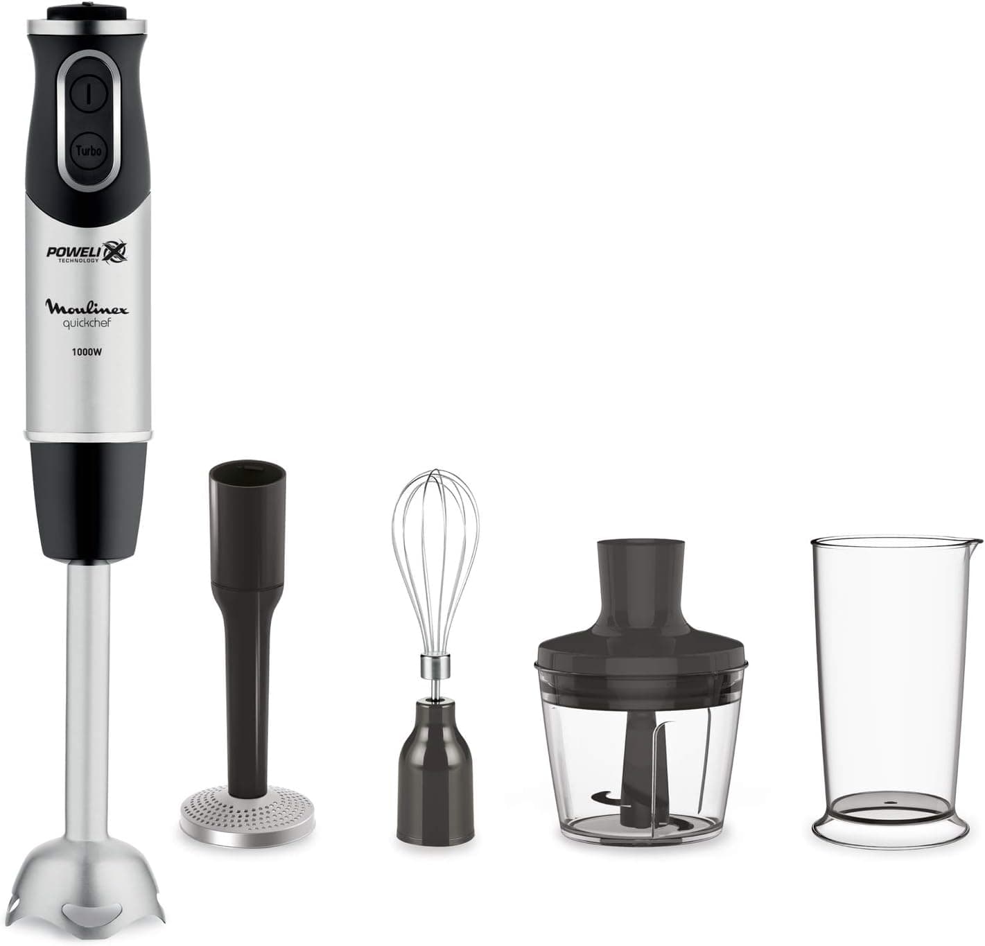 Mixeur plongeant Moulinex Quickchef DD65H810 4-en-1