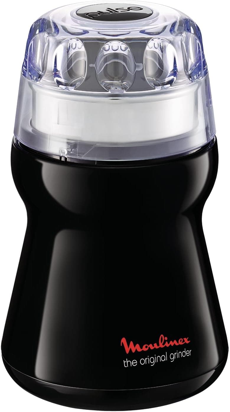 Moulinex Moulin à Grain Électrique Dehli 180W Noir (AR110830)