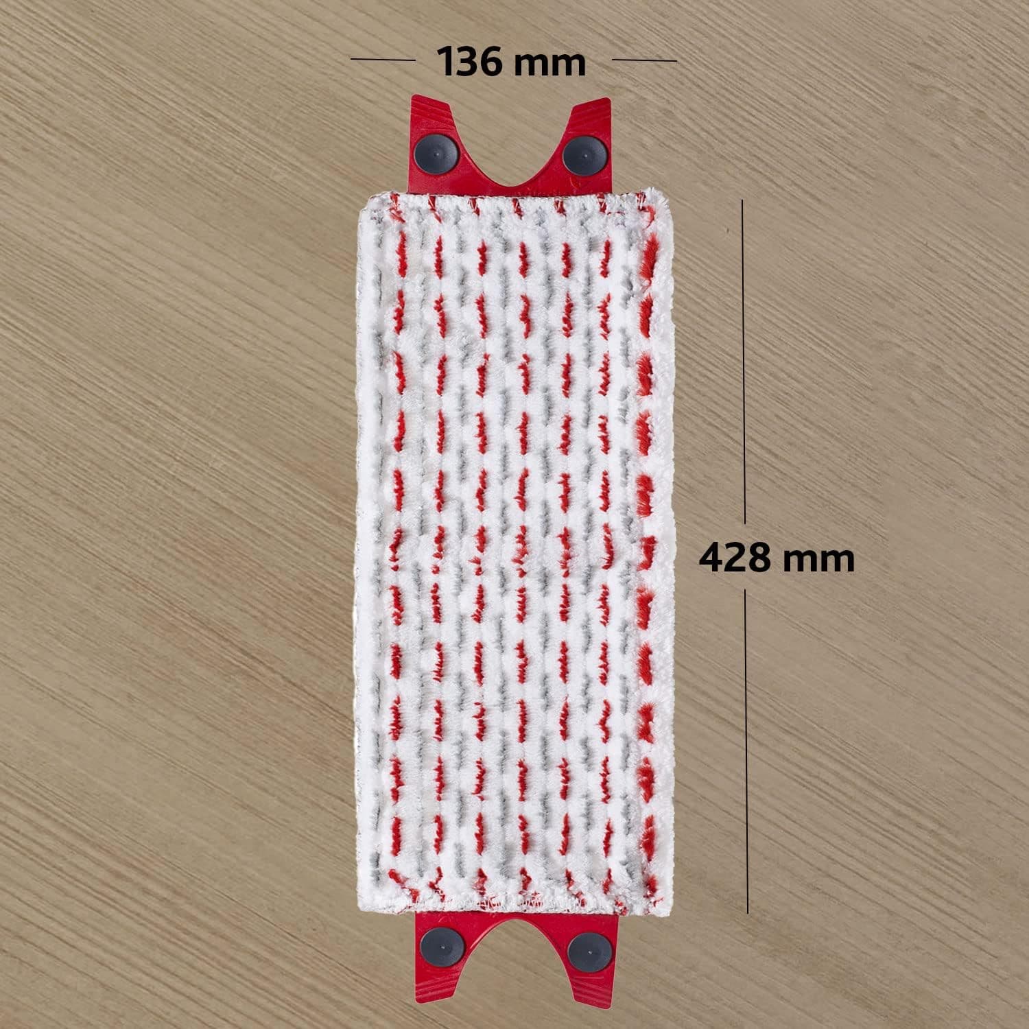 Vileda Ultra max Recharge 2en1 Microfibre, Blanc et Rouge
