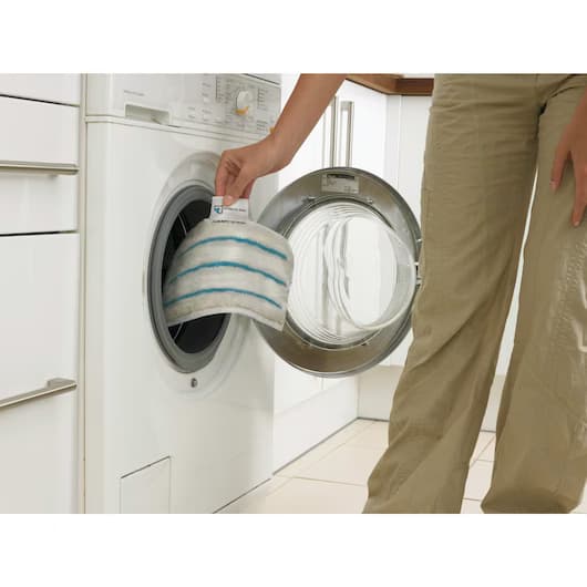 2 patins en microfibre rectangulaires pour balais vapeur Black&Decker