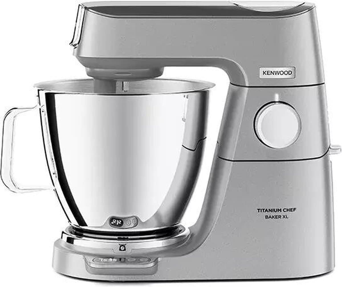 Kenwood Titanium Chef Baker XL KVL85.004SI Robot pâtissier – 1200 W, Bol 7 L + 5 L, Argent
