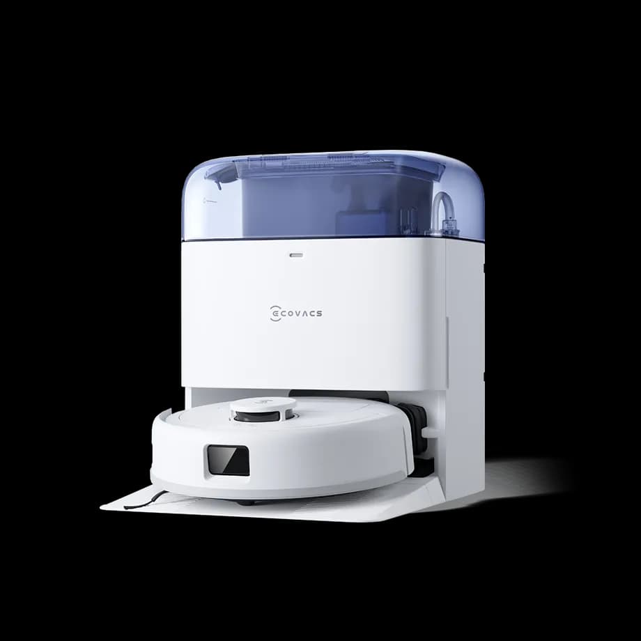 Robot aspirateur et laveur Ecovacs DEEBOT Mini – Compact avec station OMNI à vidage automatique
