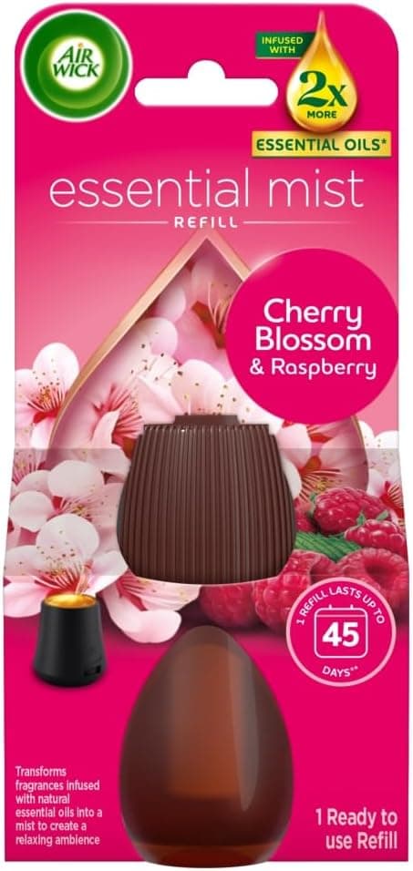Recharge Air Wick Essential Mist 20 ml - Fleur de Cerisier & Framboise