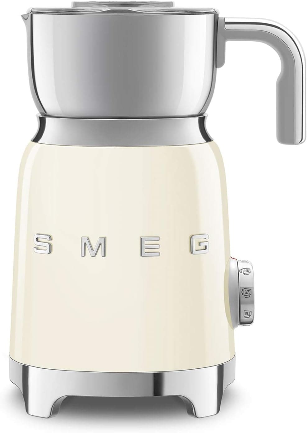 جهاز تزبيد الحليب الكهربائي سميغ MFF01CREU - 500 واط - كريمي - Smeg Milk Frother