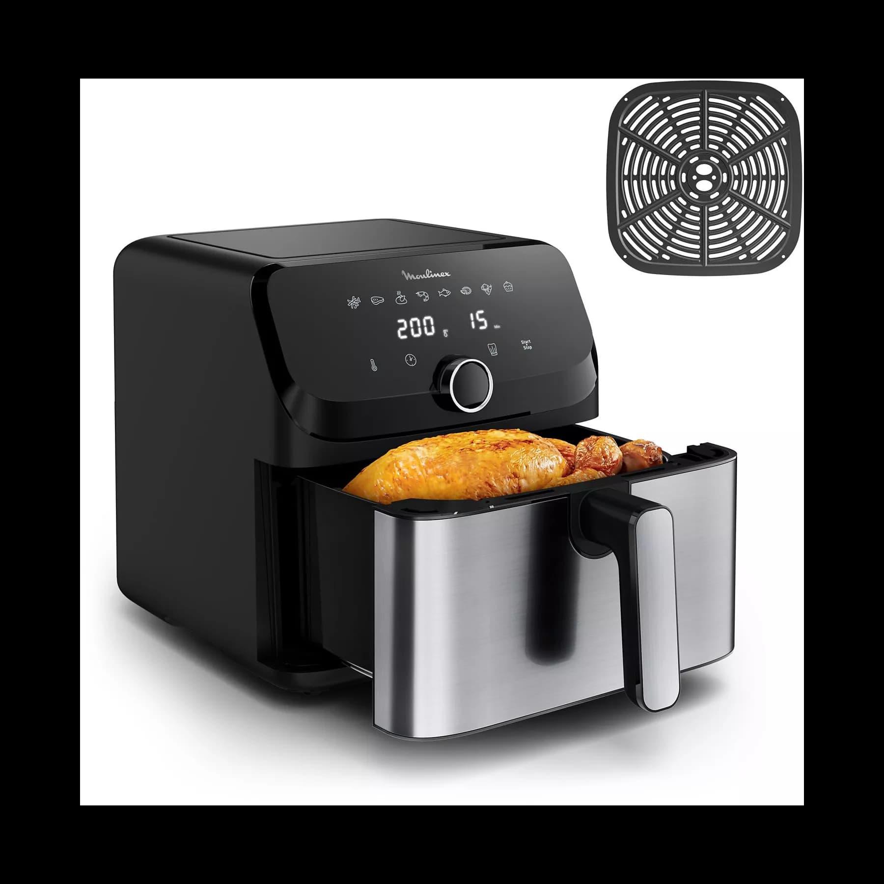Friteuse sans huile Moulinex Easy Fry Mega 7.5L EZ855D20