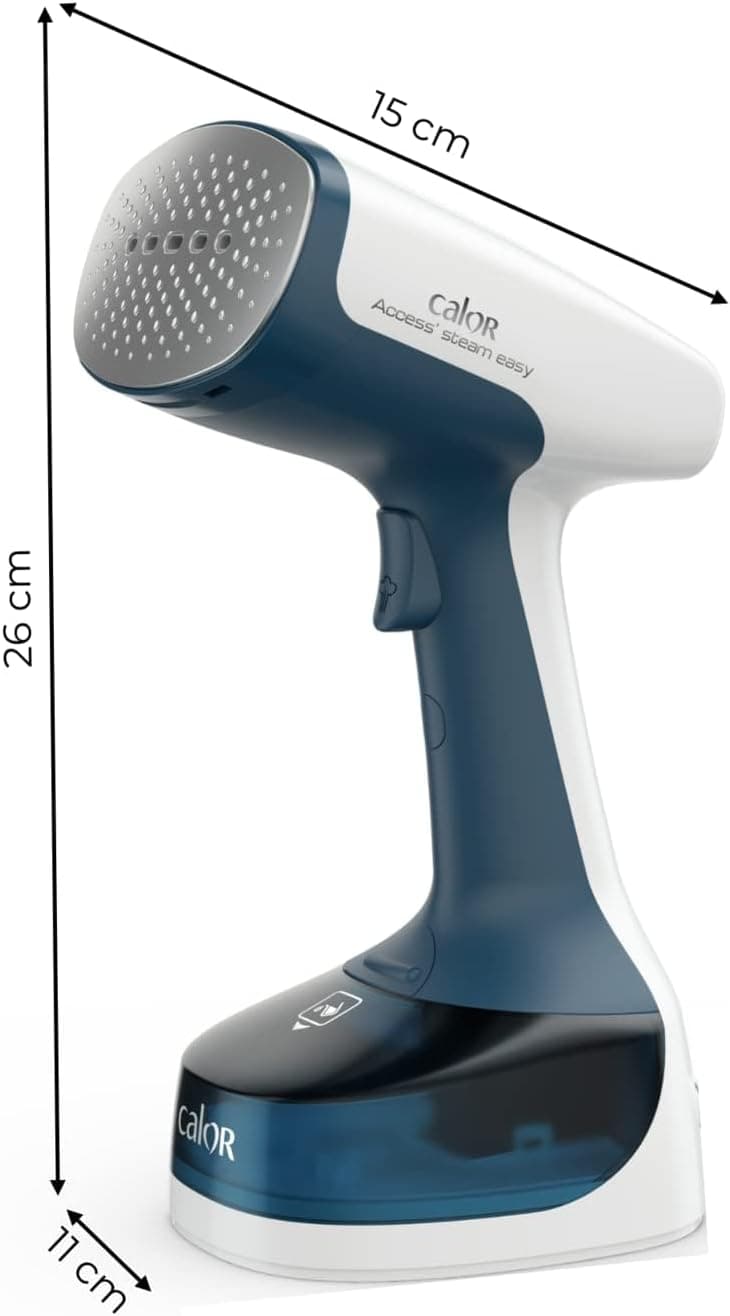 Calor Access Steam Easy DT7170C0 Défroisseur Vapeur Portable – Blanc et Bleu