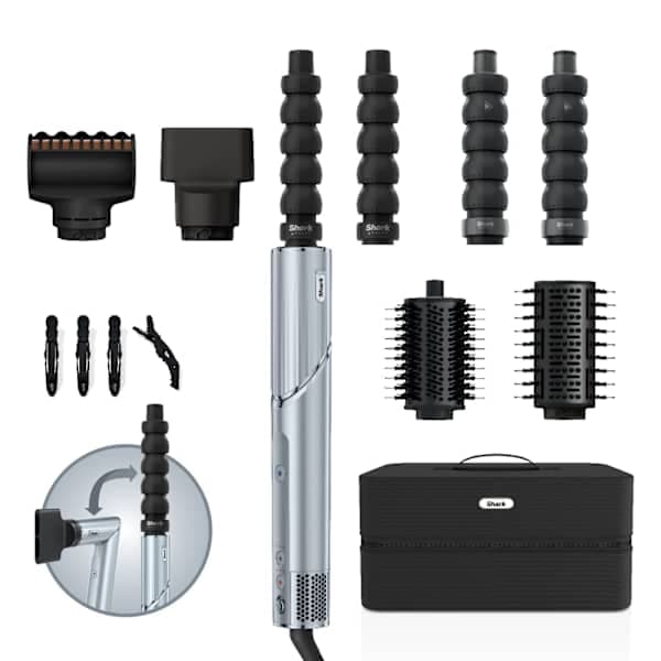 Styler & Sèche-Cheveux 6-en-1 Shark FlexStyle 1650W - Bleu Glacier