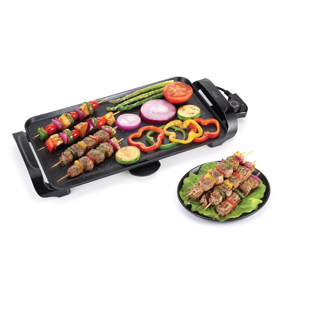 Plancha électrique Qilive Q.5392 1700W 47 x 26,5 cm antiadhésive thermostat réglable