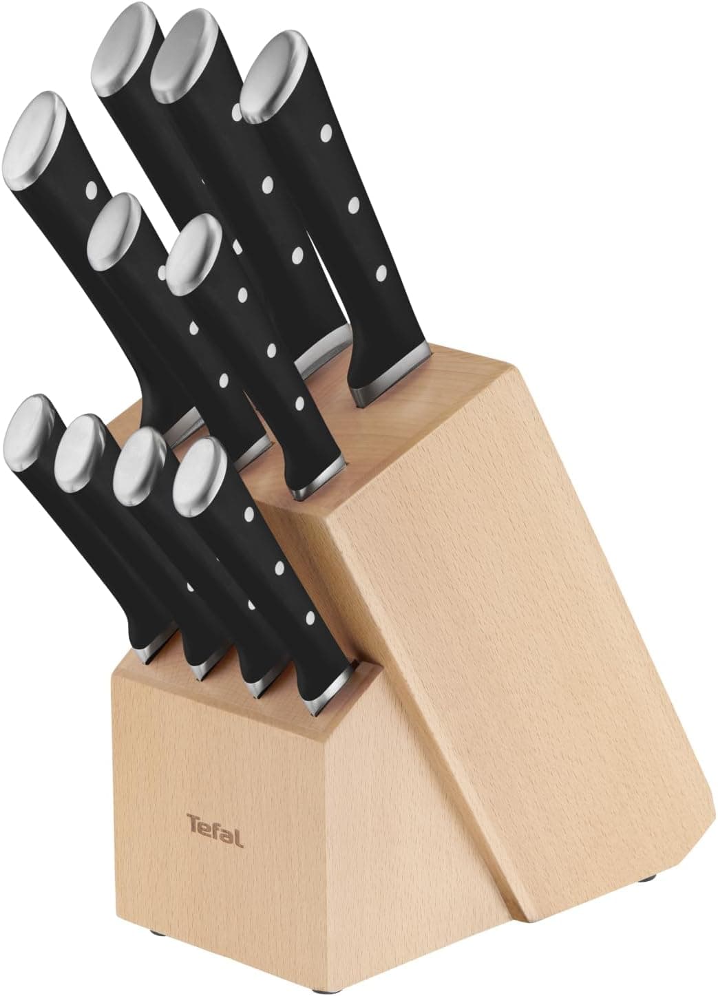 Set de couteaux de cuisine Tefal Ice Force K232SA14 10 pièces avec bloc