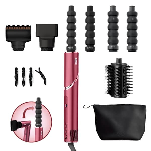 Shark FlexStyle Styler & Sèche-Cheveux 5-en-1 – Cerise Noire