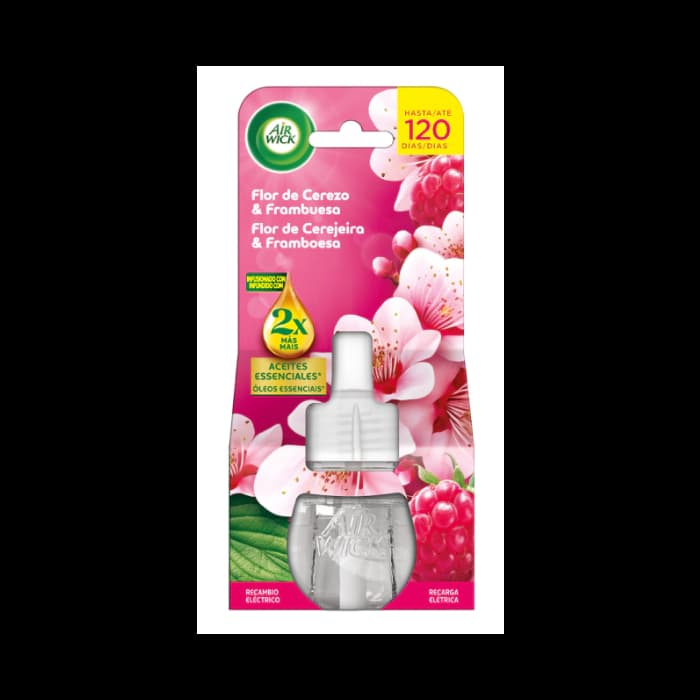 Recharge Diffuseur Électrique Air Wick - Fleur de Cerisier & Framboise (19ml)