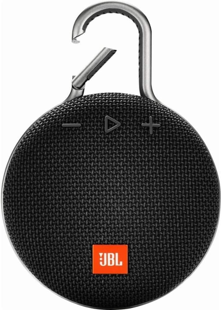 JBL Clip 3 – Enceinte Bluetooth portable avec mousqueton – Étanchéité IPX7 – Autonomie 10hrs