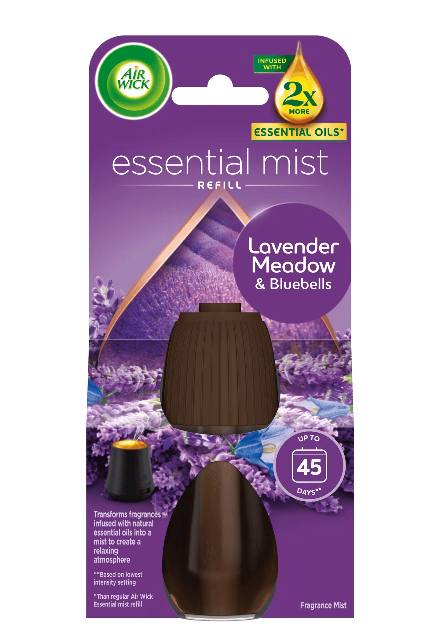 عبوة إعادة تعبئة Air Wick Essential Mist سعة 20 مل - اللافندر