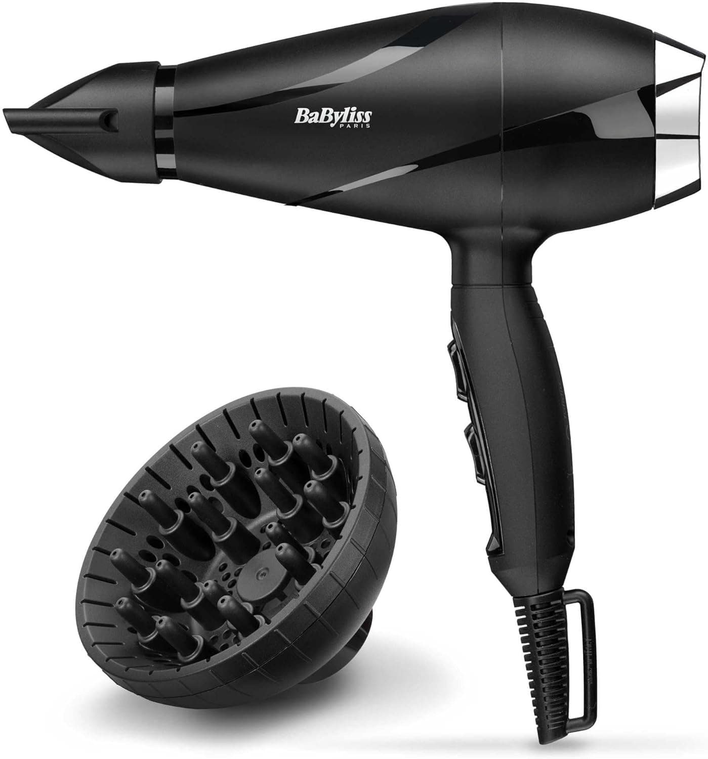 BaByliss Sèche-cheveux Shine Pro 2200 - 2200W, Noir, 6713DE