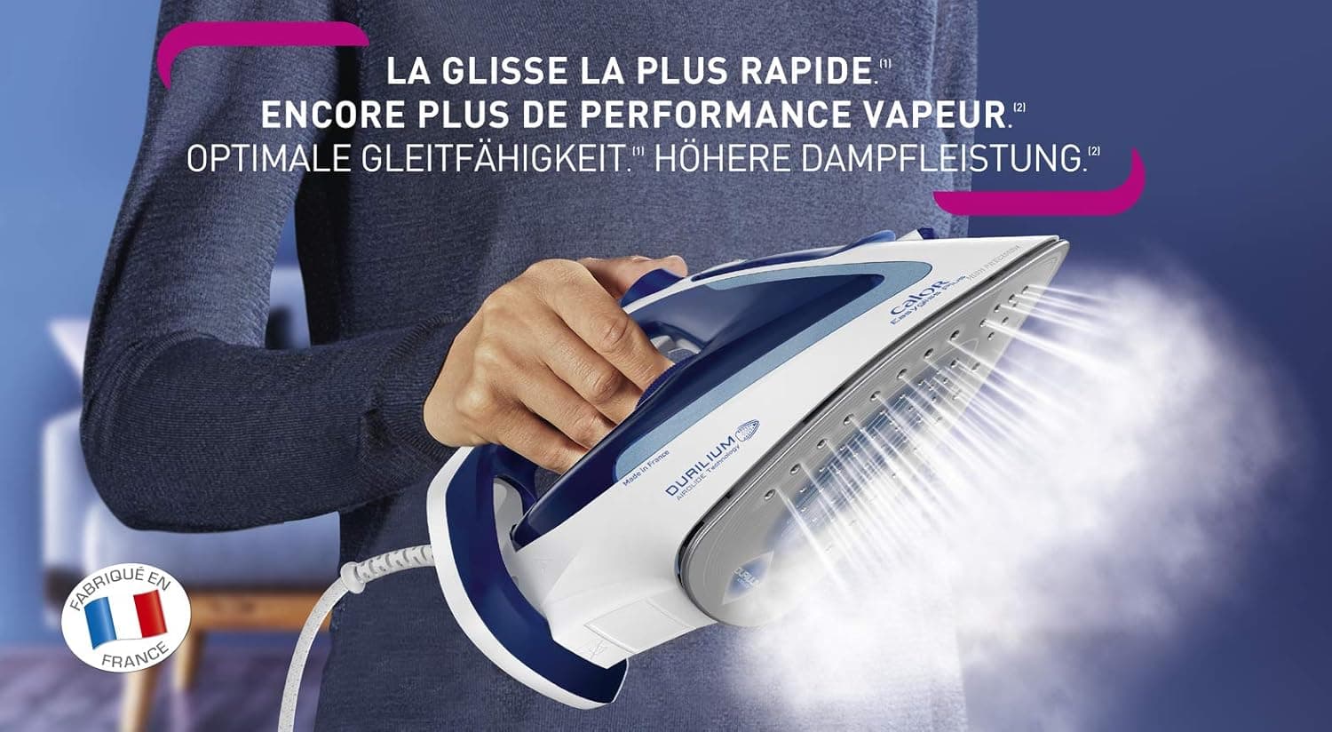 Fer à repasser vapeur Calor Easygliss Plus 2400W - FV5715C0