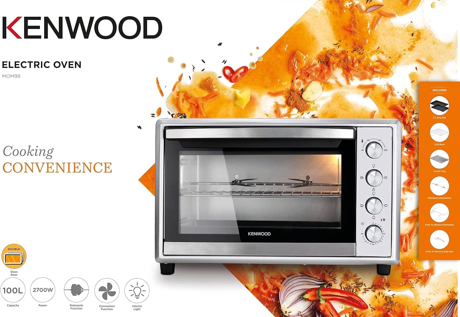 Four Grille-Pain Kenwood 100L MOM99.000SS