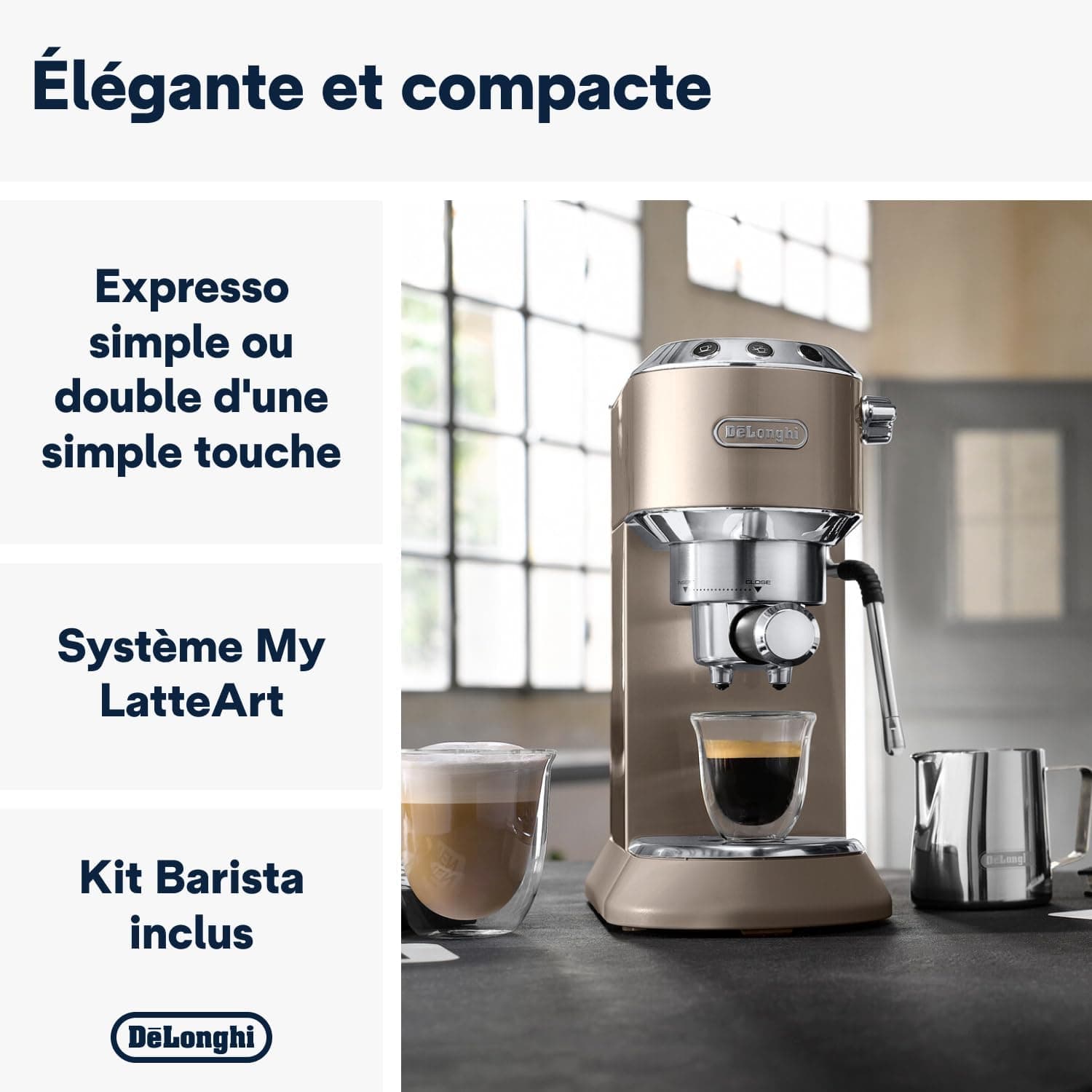 Machine expresso De'Longhi Dedica Arte EC885.BG